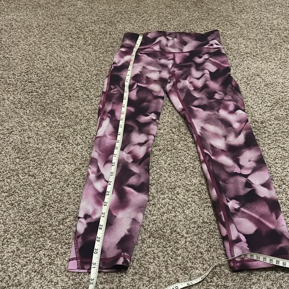 Lululemon Train Times Blush Blossom Alpine White Candy Pink Leggings - Picture 7 of 16